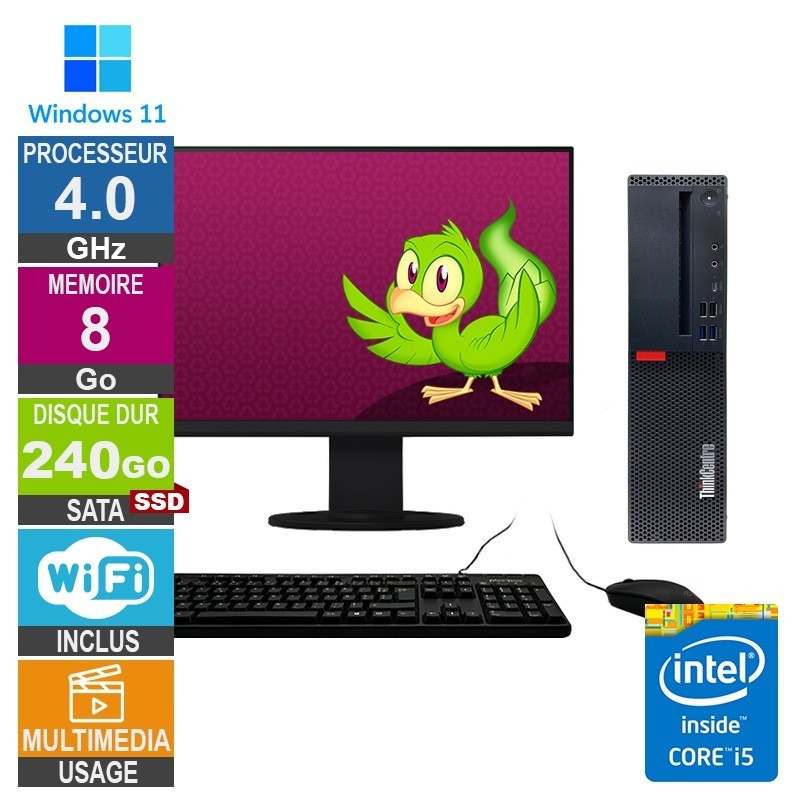 Lenovo M920s i5-8400 4GHz 8Go/