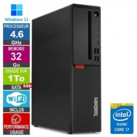 Lenovo M920s i7-8700 4.60GHz 32Go/1To SSD Wifi W11