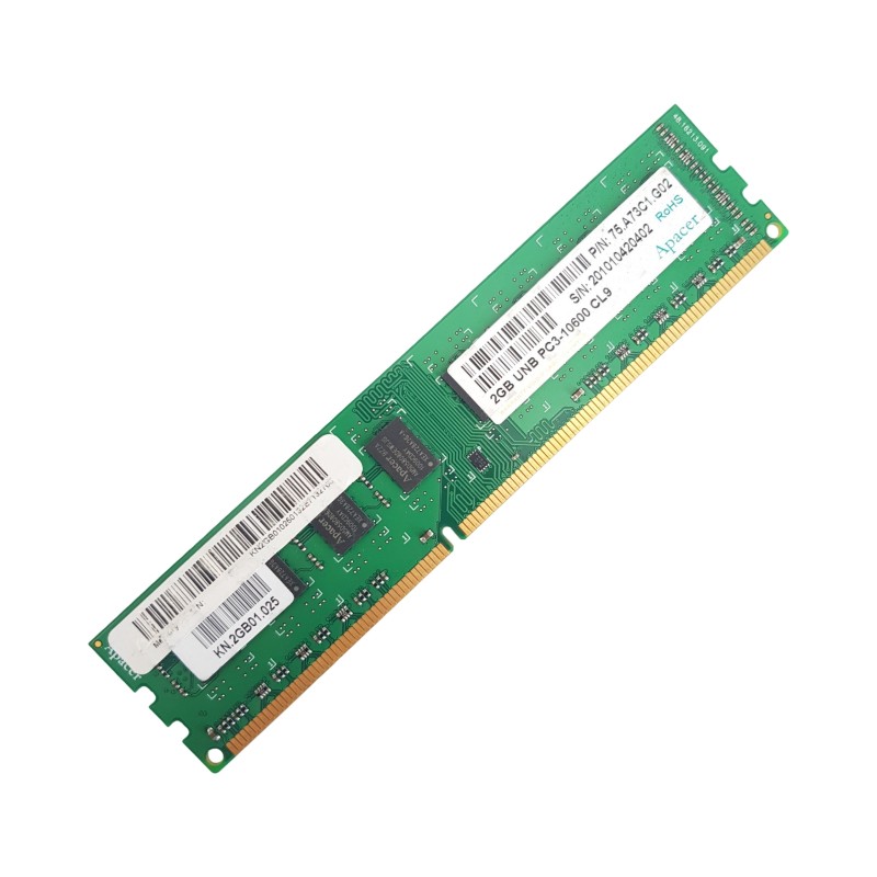 Barrette Mémoire 2Go RAM DDR3