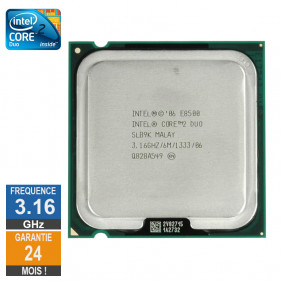 Processeur Intel Core 2 Duo E8500 3.16GHz SLB9K LGA775 6Mo