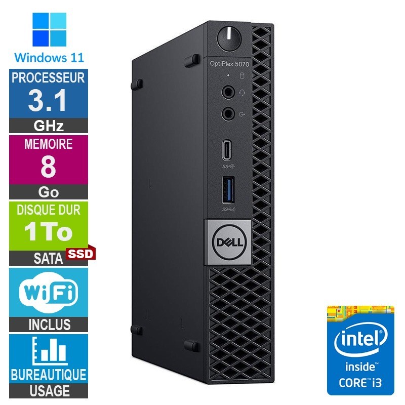 Dell 5070 Micro i3-8100t 3.10G