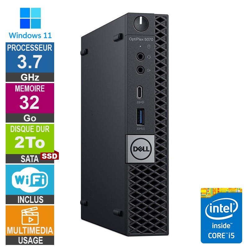 Dell 5070 Micro i5-9500t 3.70G