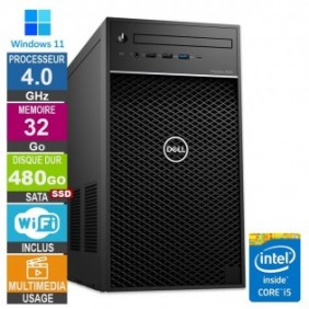 Dell Precision 3630 i5-8400 4GHz 32Go/480Go SSD Wifi W11