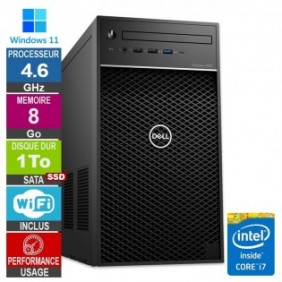 Dell Precision 3630 i7-8700 4.60GHz 8Go/1To SSD Wifi W11