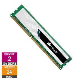 Barrette Mémoire 2Go RAM DDR3 Corsair CMV4GX3M2A1333C9 DIMM PC3-10600U