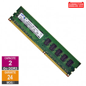 Barrette Mémoire 2Go RAM DDR3 Samsung M391B5673FH0-CH9 DIMM PC3-10600E