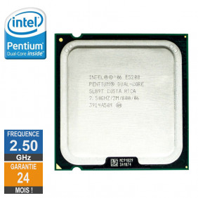 Processeur Intel Pentium D E5200 2.50GHz SLB9T LGA775 2Mo