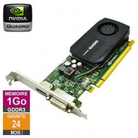 Carte graphique Nvidia Quadro K600 1Go GDDR3 PCI-e DVI DisplayPort