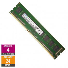 Barrette Mémoire 4Go RAM DDR3 Samsung M378B5173EB0-YK0 DIMM PC3L-12800U 1Rx8