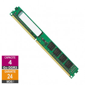 Barrette Mémoire 4Go RAM DDR3 Kingston KTL-TC316S/4G DIMM PC3-12800U