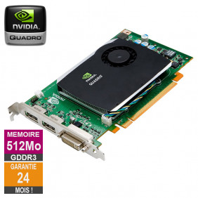 Carte graphique Nvidia Quadro FX 580 512Mo GDDR3 PCI-e DVI DisplayPort