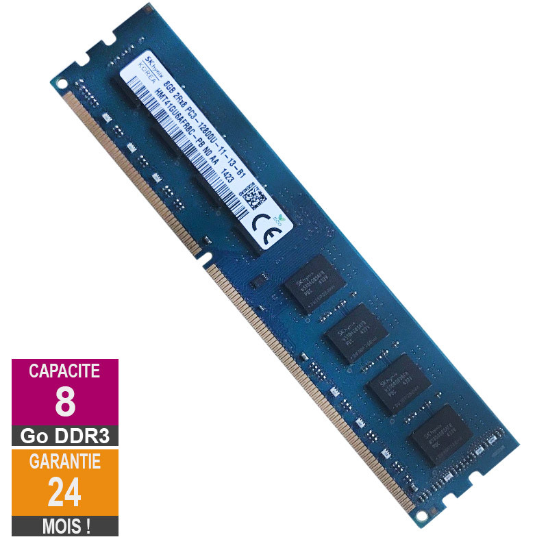 Barrette Mémoire 8Go RAM DDR3