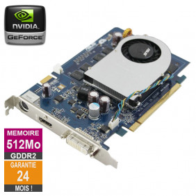 Carte graphique ASUS Nvidia GeForce 8500GT 512Mo GDDR2 PCI-e HDMI DVI S-Video