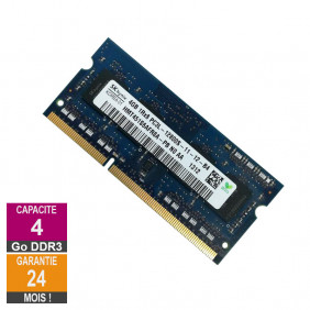 Barrette Mémoire 4Go RAM DDR3 Hynix HMT451S6AFR8A-PB SO-DIMM PC3L-12800S 1Rx8