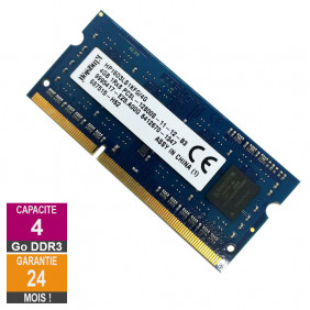 Barrette Mémoire 4Go RAM DDR3 Kingston HP16D3LS1KFG/4G SO-DIMM PC3L-12800S