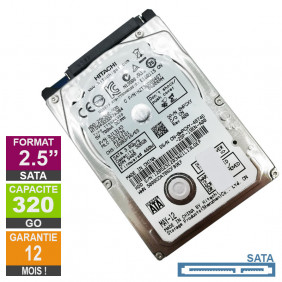 Disque Dur 320Go SATA 2.5 Hitachi HTS543232A7A384 5400rpm 8Mo PS4