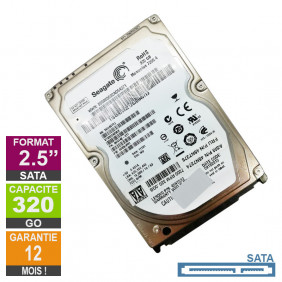 Disque Dur 320Go SATA 2.5 Seagate ST9320423AS 7200rpm 16Mo