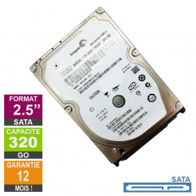 Disque Dur 320Go SATA 2.5 Seagate ST9320320AS 5400rpm 8Mo