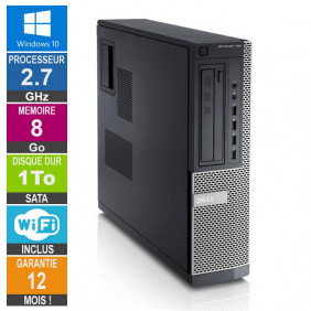 PC Dell Optiplex 790 DT G630 2.70GHz 8Go/1To Wifi W10