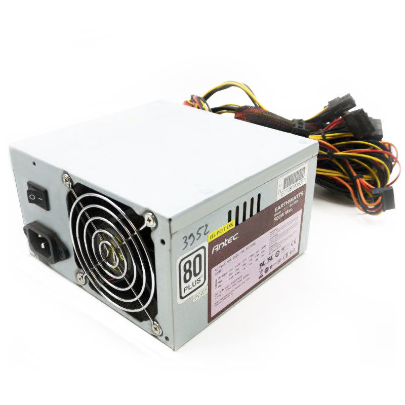Power Supply Antec Earthwatts EA-500 500W ATX PCI-E SATA MOLEX 80 PLUS Power Supply Antec Earthwatts EA-500...