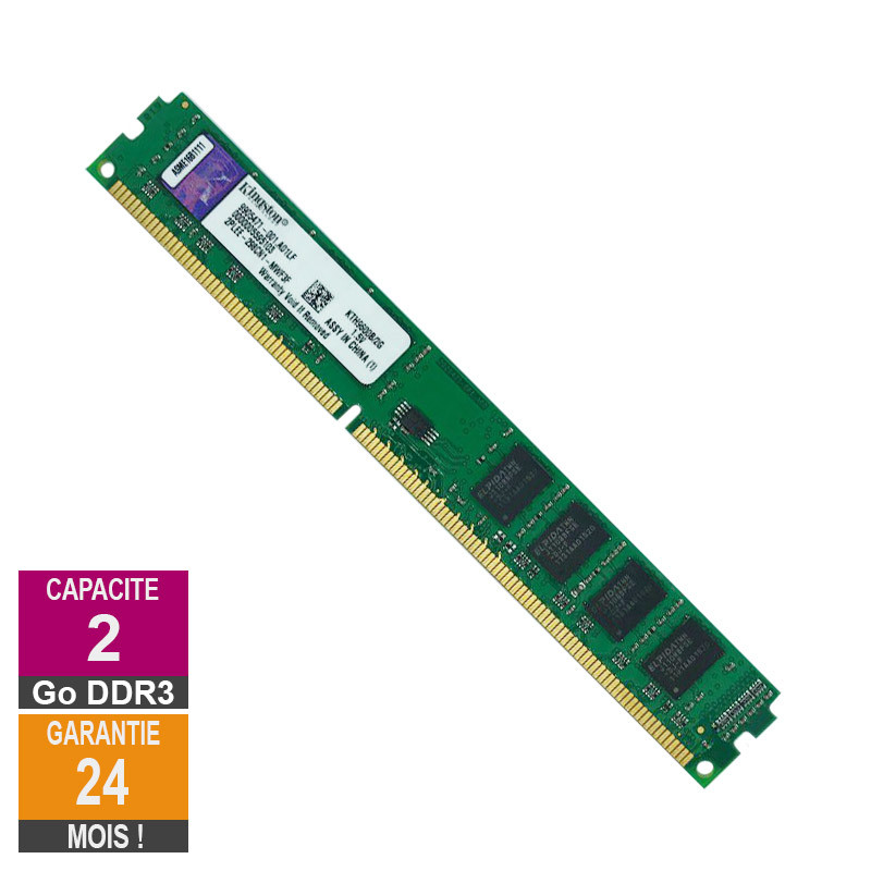 Barrette Mémoire 2Go RAM DDR3