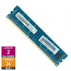 Barrette Mémoire 2Go RAM DDR3 Ramaxel RMR1870KF48E8F-1333 DIMM PC3-10600U