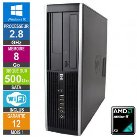 PC HP Pro 6005 SFF Athlon II X2 B22 2.80GHz 8Go/500Go Wifi W10