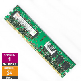 Barrette Mémoire 1Go RAM DDR2 Hynix HYMP512U64CP8-S6 DIMM PC2-6400U 2Rx8