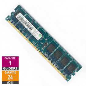 Barrette Mémoire 1Go RAM DDR2 Ramaxel RML1320EJ38D7W-667 DIMM PC2-5300U 2Rx8