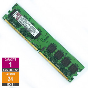 Barrette Mémoire 1Go RAM DDR2 Kingston KVR800D2N5/1G DIMM PC2-6400U 2Rx8