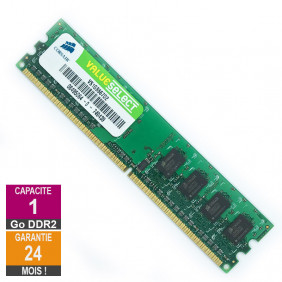 Barrette Mémoire 1Go RAM DDR2 Corsair VS1GB667D2 DIMM PC2-5300U 1Rx8