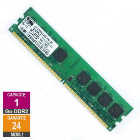 Barrette Mémoire 1Go RAM DDR2 ProMOS V916765K24QCFW-G6 DIMM PC2-6400U 2Rx8