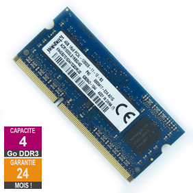 Barrette Mémoire 4Go RAM DDR3 Kingston ACR16D3LS1NBG/4G SO-DIMM PC3L-12800U 1Rx8
