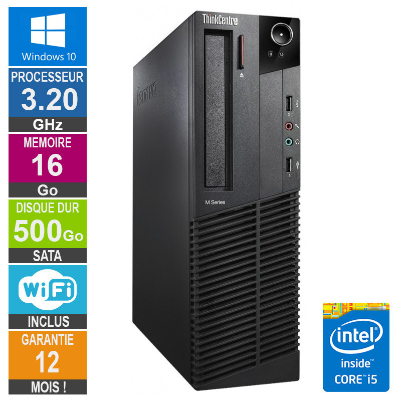 PC Lenovo M92p Core i5-3470 3.20GHz 16GB/500GB Wifi W10 PC Lenovo M92p Core i5-3470 3.20GHz...