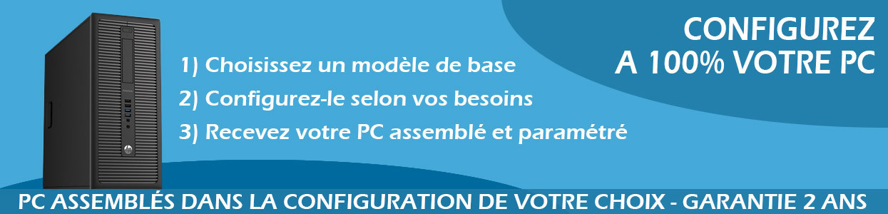 PC Reconditionné Sur Mesure - Ordinateur de bureau d'occasion